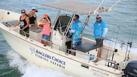 Fish the rivers and reefs in our 7.7m sport fishing boats